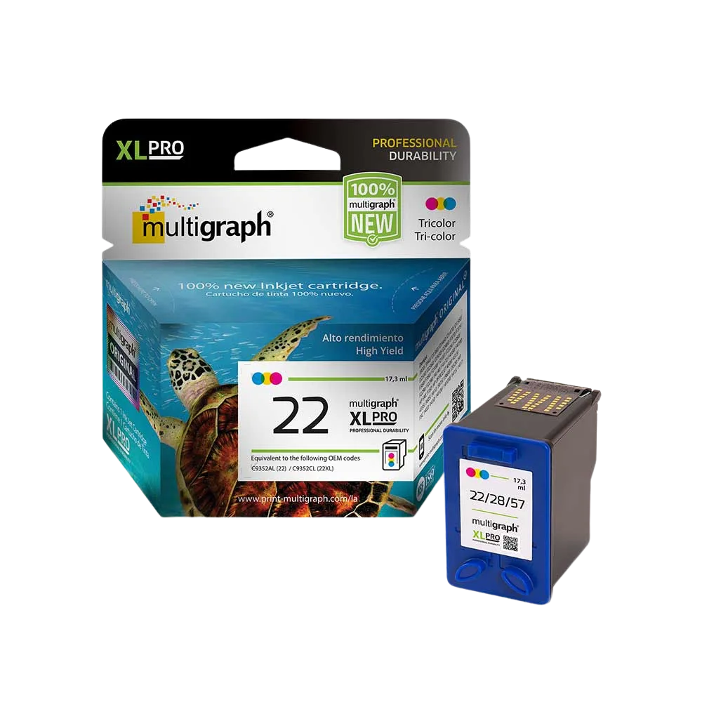 TINTA MULTIGRAPH 22 XL COLOR