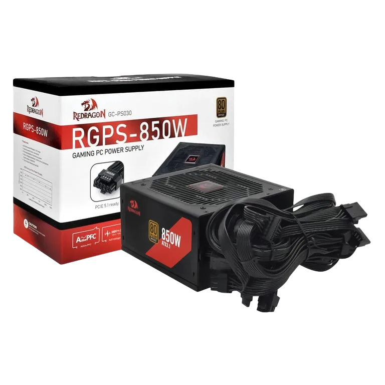 FUENTE REAL 850W BRONCE REDRAGON PS030 - imagen 2