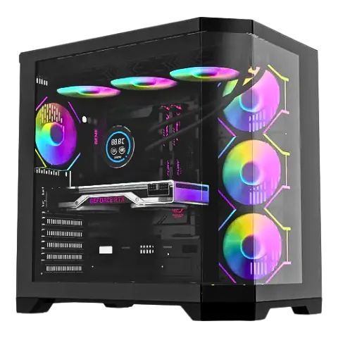 GABINETE GAMER AIGO DARKFLASH FT418 MID TOWER